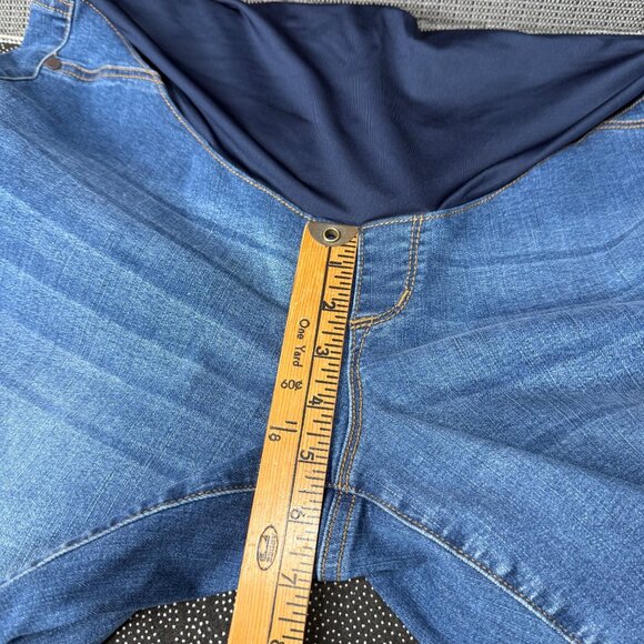 Sofia Jeans By Sofia Vergara Maternity Jeans Size 16 Blue Curvy Ankle Denim - Picture 8 of 10